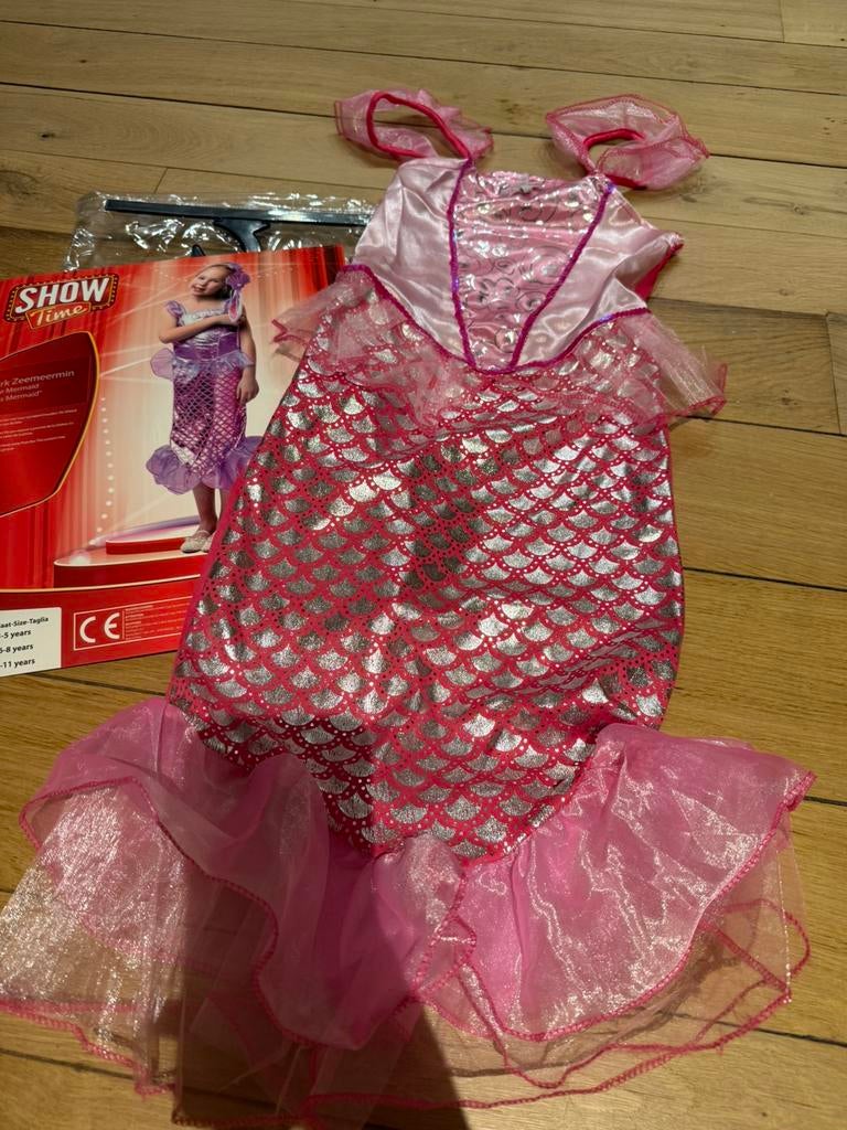 Zeemeermin - verkleedkleren- 3-5 jaar, Ophalen, Zo goed als nieuw