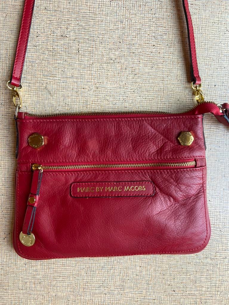Handtas Marc Jacobs, Ophalen of Verzenden, Zo goed als nieuw, Rood