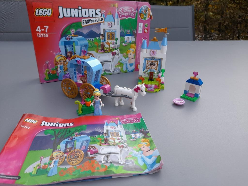 Lego Juniors 10729 - Assepoesters koets, Ophalen, Zo goed als nieuw, Complete set, Lego