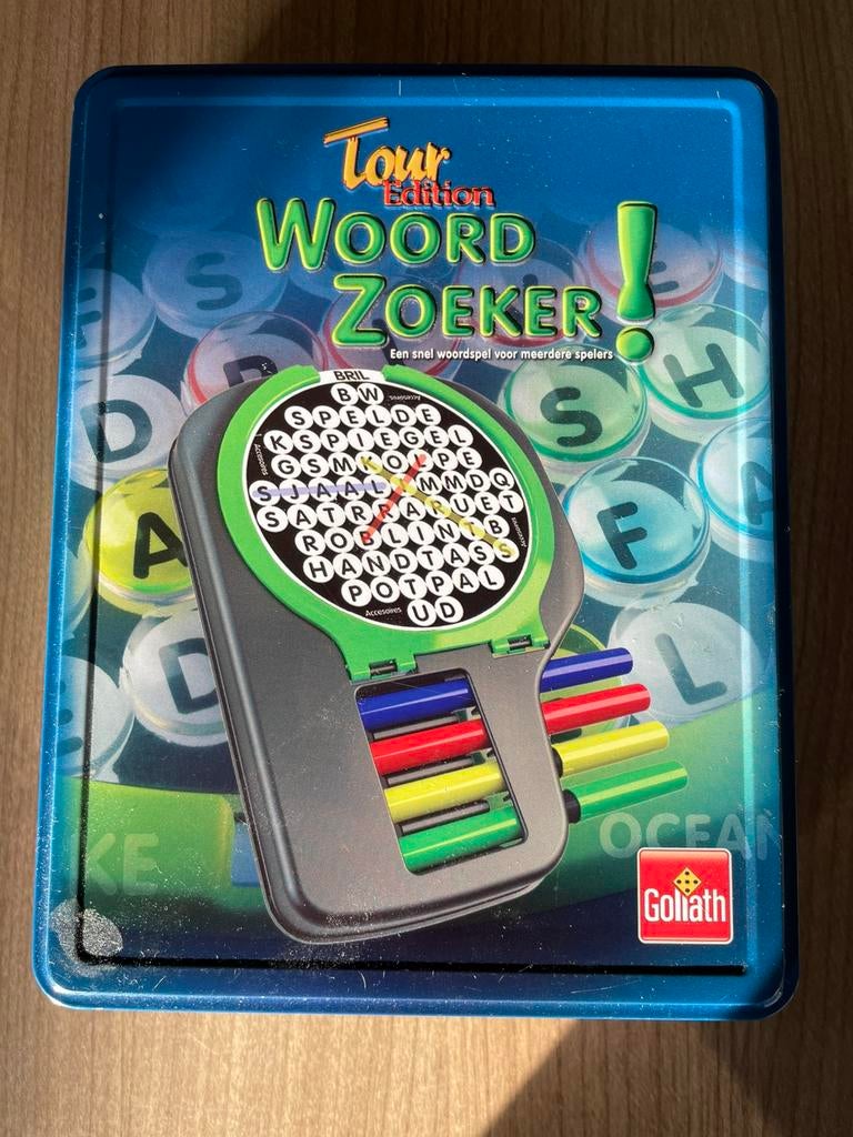 Goliath games woordzoeker tour edition, Hobby en Vrije tijd, Ophalen of Verzenden, Zo goed als nieuw