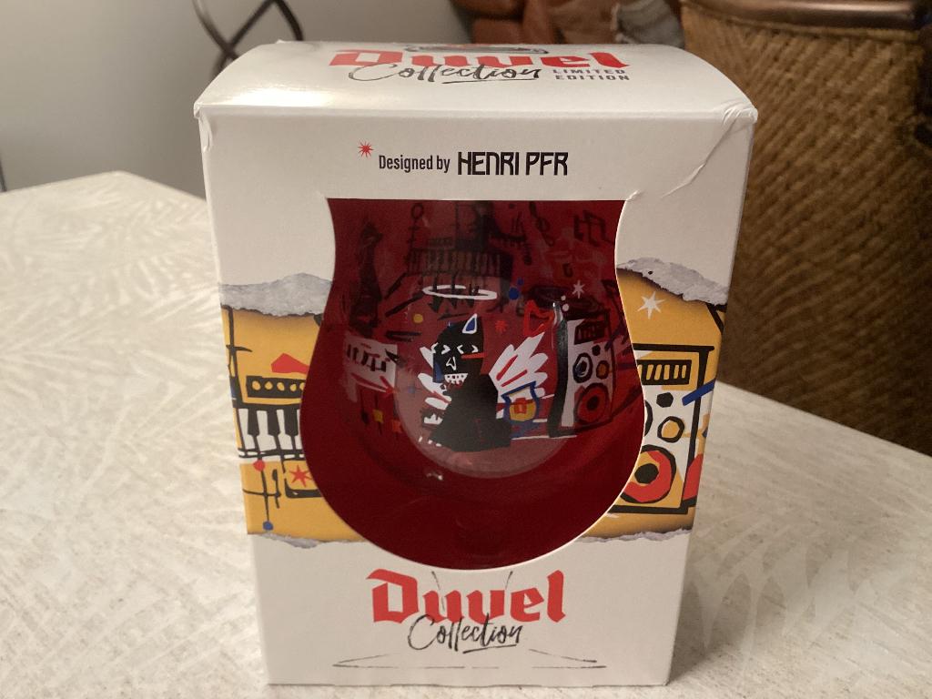 Duvel glas HENRI PFR met doos., Enlèvement, Neuf