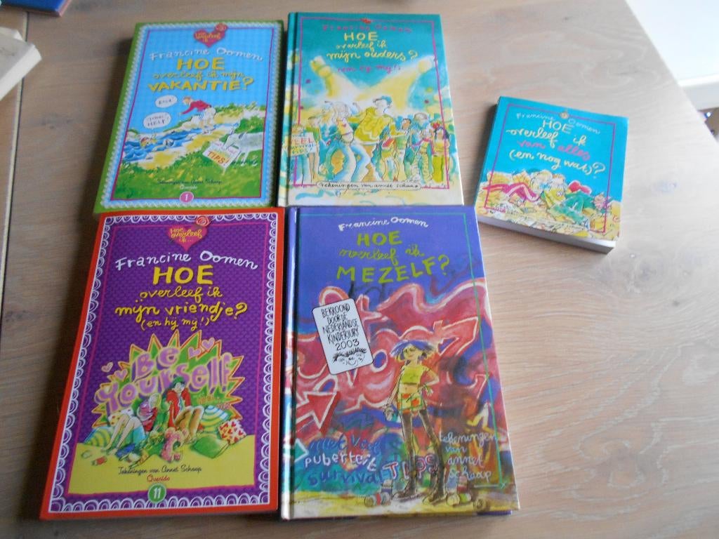Hoe overleef ik, boekenpakket, Francine Oomen, Boeken, Ophalen of Verzenden, Zo goed als nieuw, Francine Oomen, Fictie