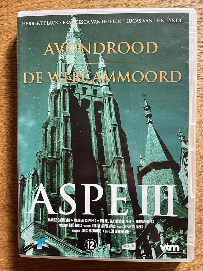 DVD Aspe III: Avondrood - De Webcammoord, Vanaf 12 jaar, Ophalen of Verzenden, Zo goed als nieuw, Actie en Avontuur