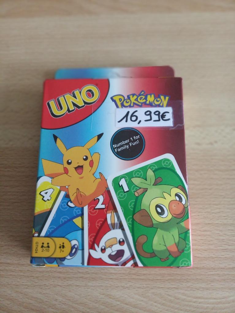 Jeu de cartes - UNO - Mattel - Édition Pokémon, Hobby & Loisirs créatifs, Jeux de société | Jeux de cartes, Trois ou quatre joueurs