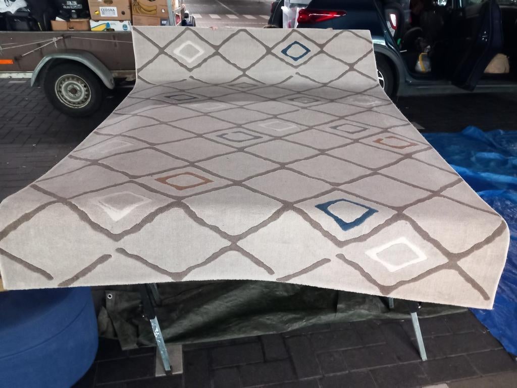 Tapis de sol, Ophalen, Zo goed als nieuw, Blauw, Vierkant