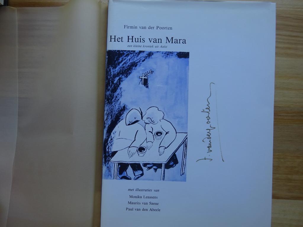 Het Huis van Mara, van der Poorten, + grafieken, Boeken, Firmin van der Poorten, Ophalen of Verzenden, Zo goed als nieuw, Grafische vormgeving