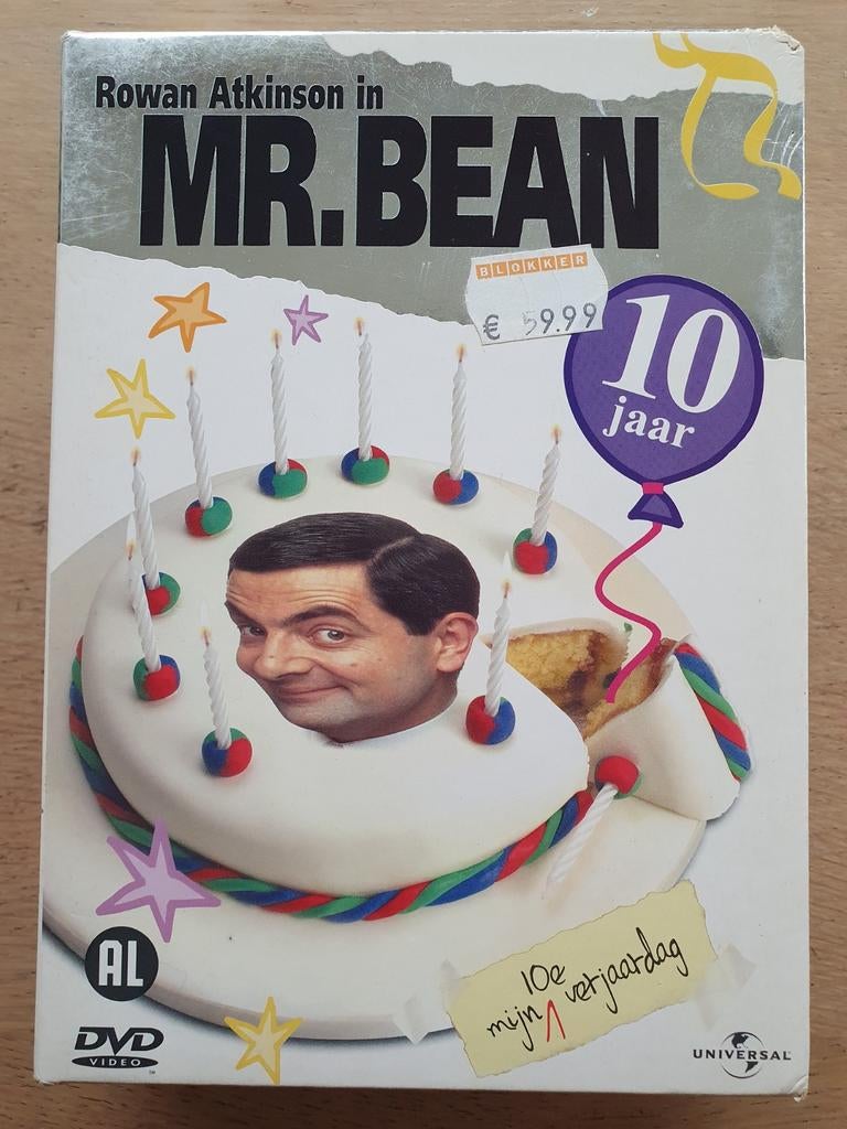 Mr. Bean 10 jaar - 3 DVD Box, Cd's en Dvd's, Dvd's | Tv en Series, Gebruikt, Komedie, Alle leeftijden, Ophalen of Verzenden