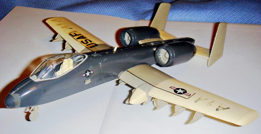 Maquette Fairchild A-10A Thunderbolt II, Matchbox, 1/72 1978, Autres marques, Enlèvement, Utilisé, 1:72 à 1:144