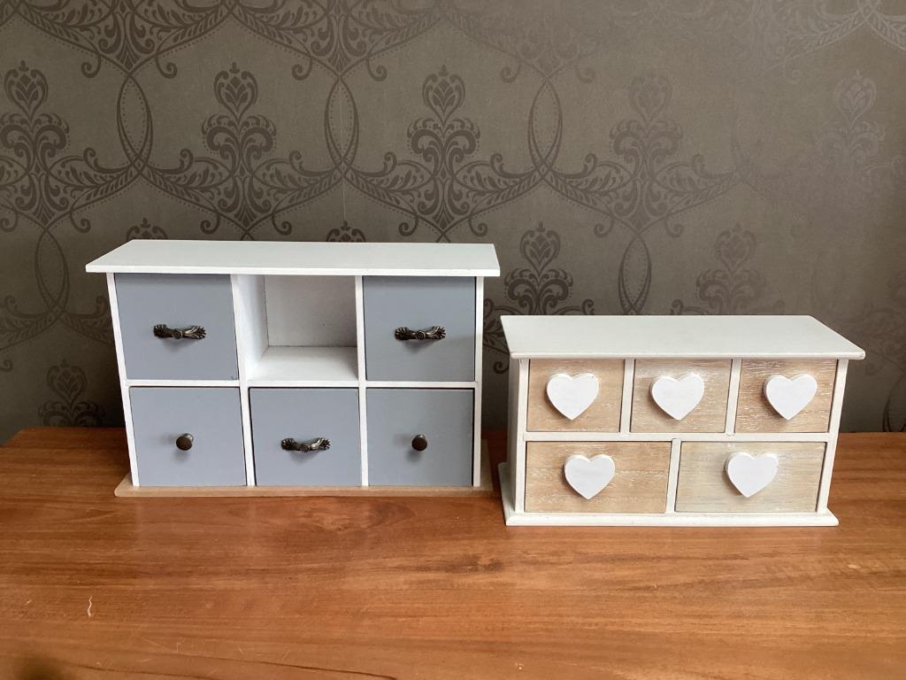 Mini opbergkastjes, Ophalen of Verzenden, Zo goed als nieuw