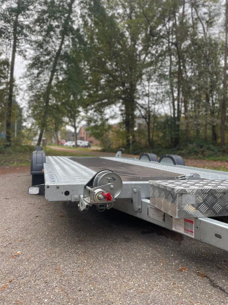 Te huur:Auto trailer, Ophalen, Zo goed als nieuw