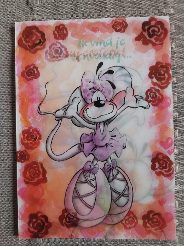 Diddl 3D kaart, Ophalen of Verzenden, Diddl, Nieuw, Papier, Kaart of Schrift