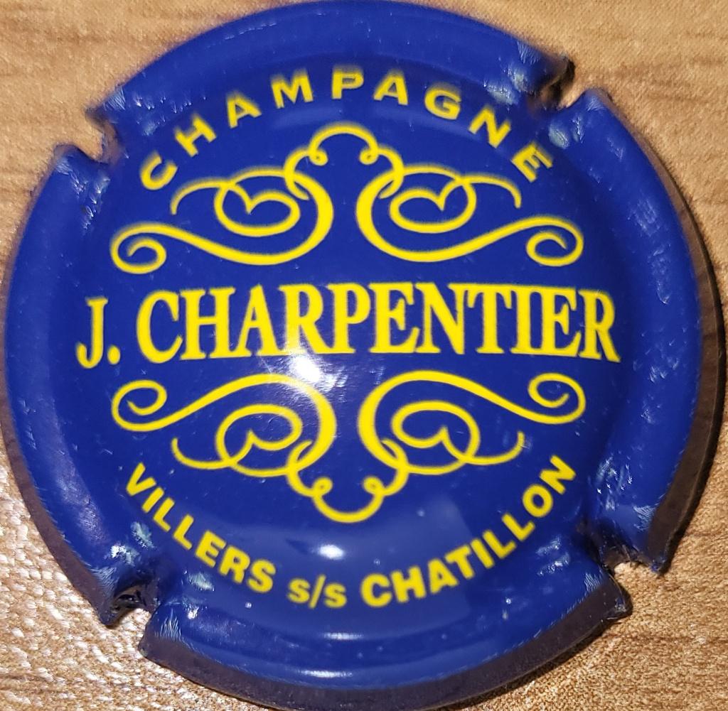 Capsule Champagne Jacky CHARPENTIER bleu & jaune nr.06, Ophalen of Verzenden, Nieuw, Frankrijk, Champagne