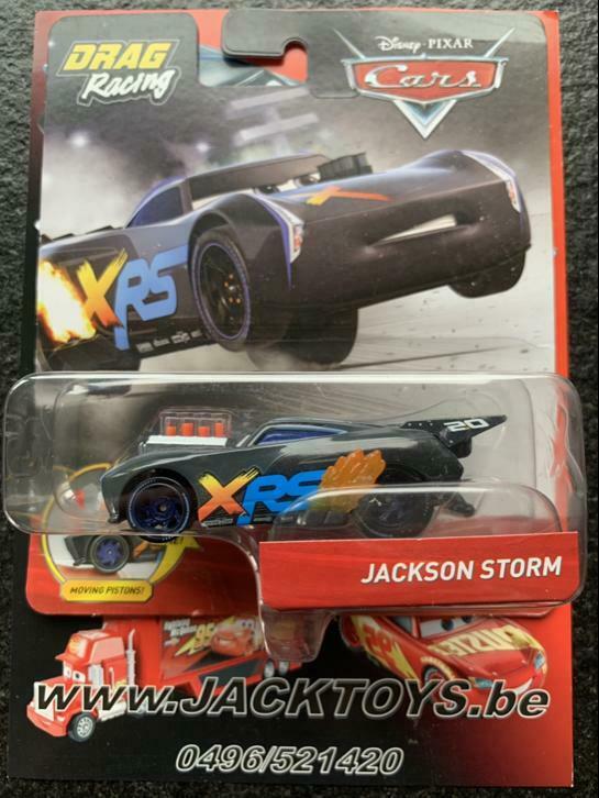 Cars Disney drag racing XRS Jackson Storm, Ophalen of Verzenden, Nieuw