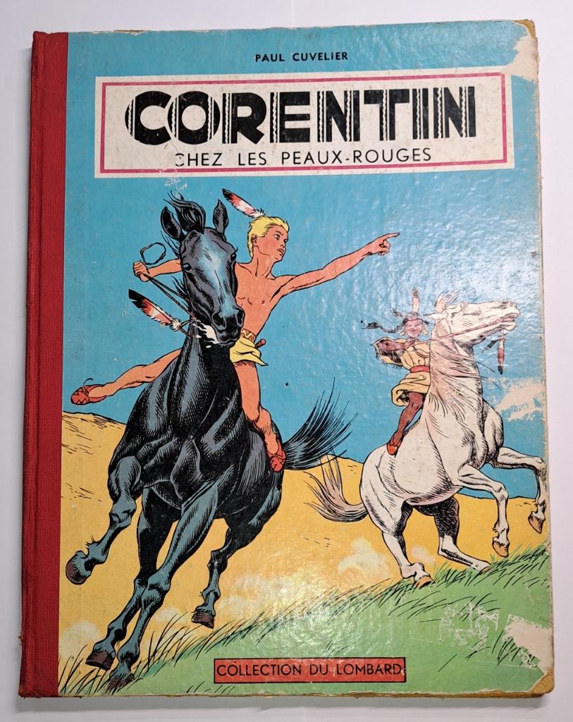 Paul Cuvelier « Corentin chez les Peaux Rouges » 1/1956, Paul Cuvelier., Enlèvement ou Envoi, Une BD, Utilisé