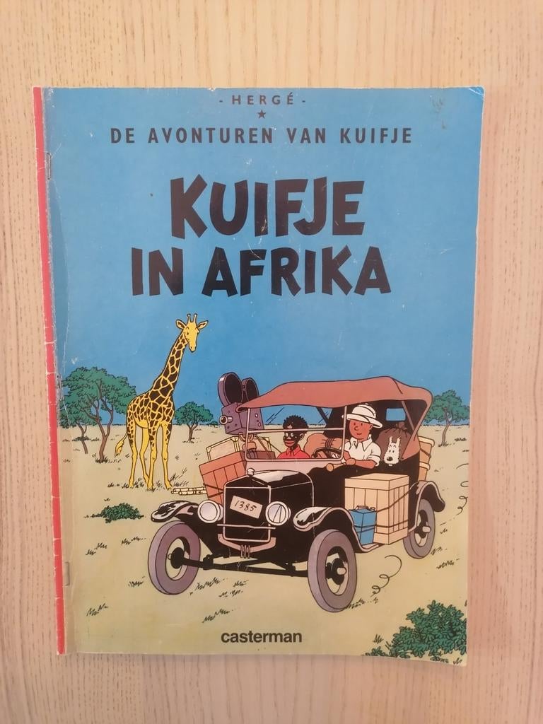 Hergé - Kuifje in Afrika, uitgegeven in 1986, Boeken, Ophalen of Verzenden, Hergé