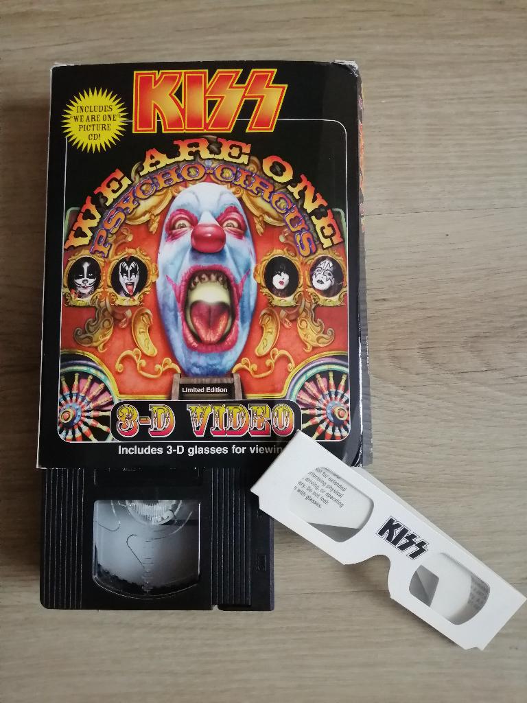 KISS 3D Psycho Circus VHS & CD, Alle leeftijden, Ophalen of Verzenden, Gebruikt, Muziek en Concerten
