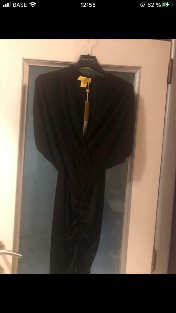 Robe noir Catherine Malandrino très chic pour fête, sortie, Neuf, Noir