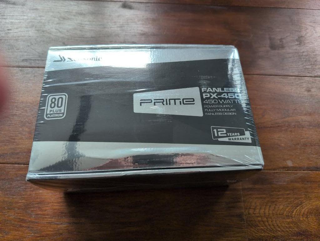 Alimentation Seasonic Prime Fanless PX-450, Enlèvement ou Envoi, Neuf