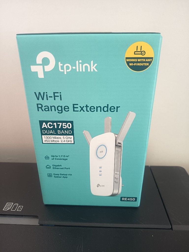 Wifi versterker TP-link AC17750 - RE450, Computers en Software, Ophalen, Zo goed als nieuw, TP-Link