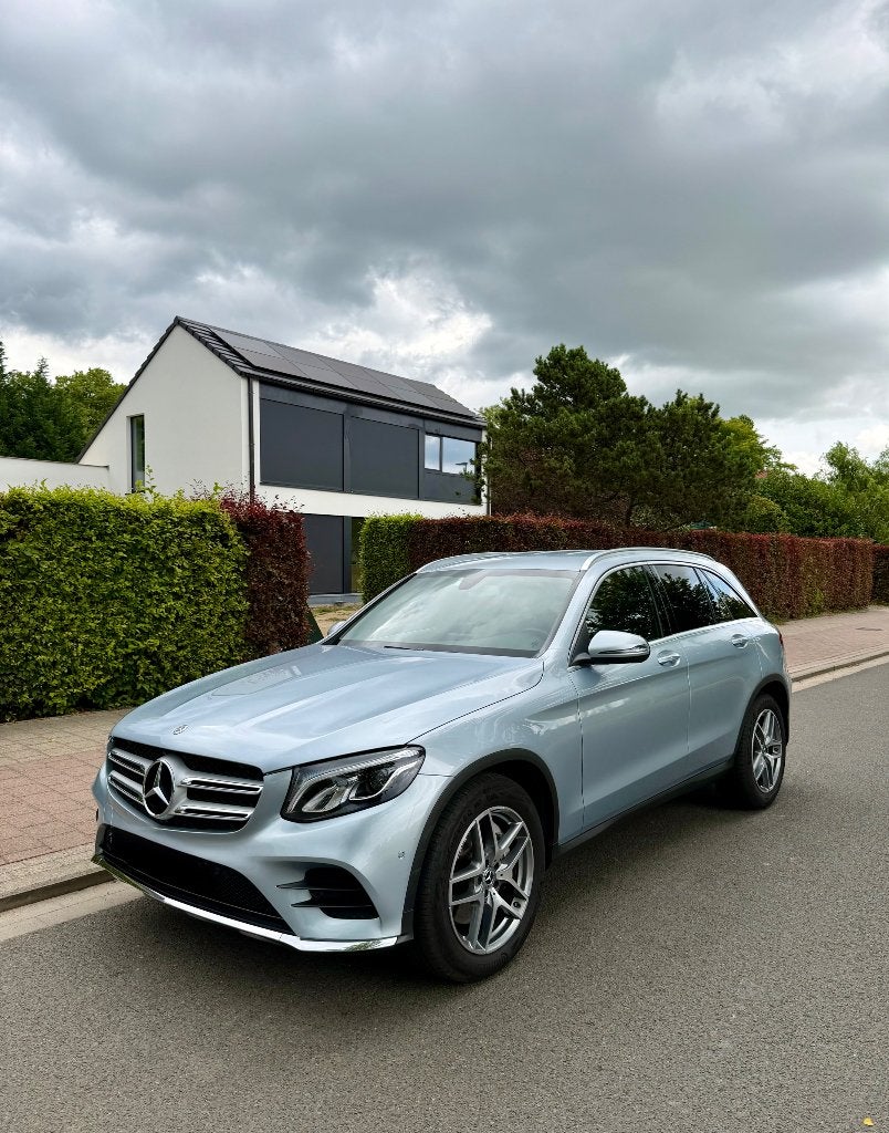 Mercedes GLC 220d 4MATIC, Autos, Cuir, Argent ou Gris, Achat, Noir