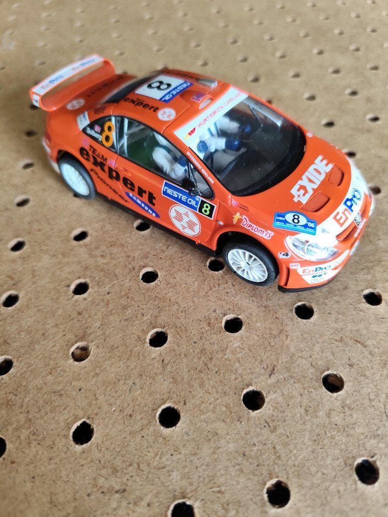 Voiture électrique circuit slot racing  1/32 Peugeot 307 WRC, Enlèvement, Comme neuf, Électrique, Circuit