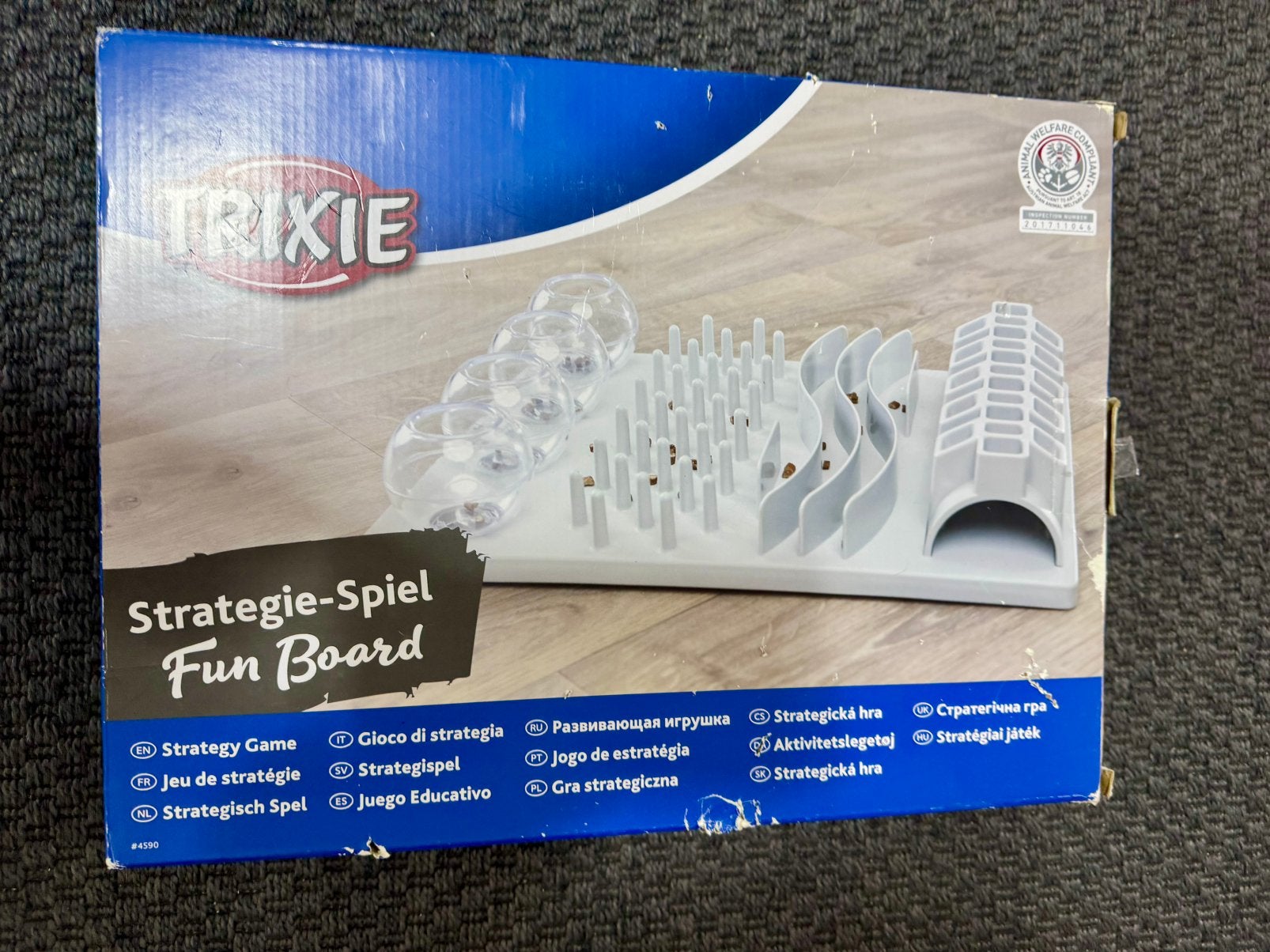 Jeu d'activité et de stratégie Trixie Fun Board pour chat, Animaux & Accessoires, Enlèvement, Comme neuf