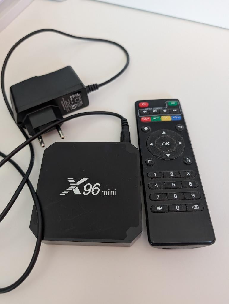 TV Box X96 Mini 2GB – Android – Avec télécommande, TV, Hi-fi & Vidéo, Lecteurs multimédias, Comme neuf, HDMI, USB 2.0, Enlèvement