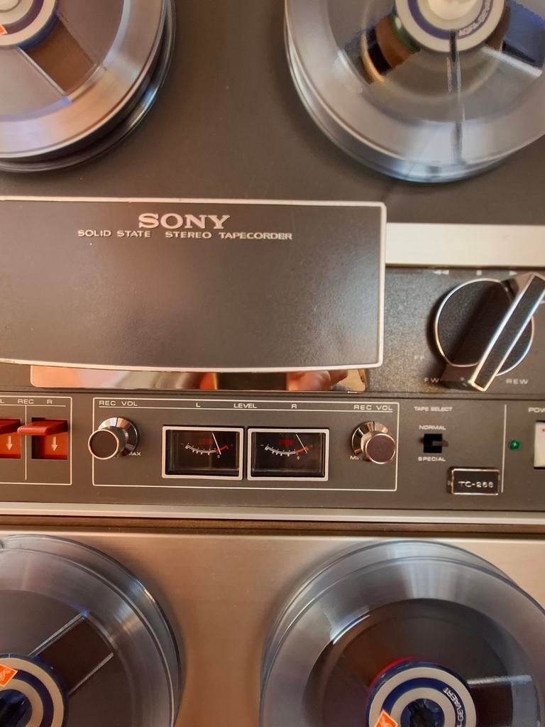 Bandrecorders Sony TC-266 & Akai 4000DS, Magnétophone