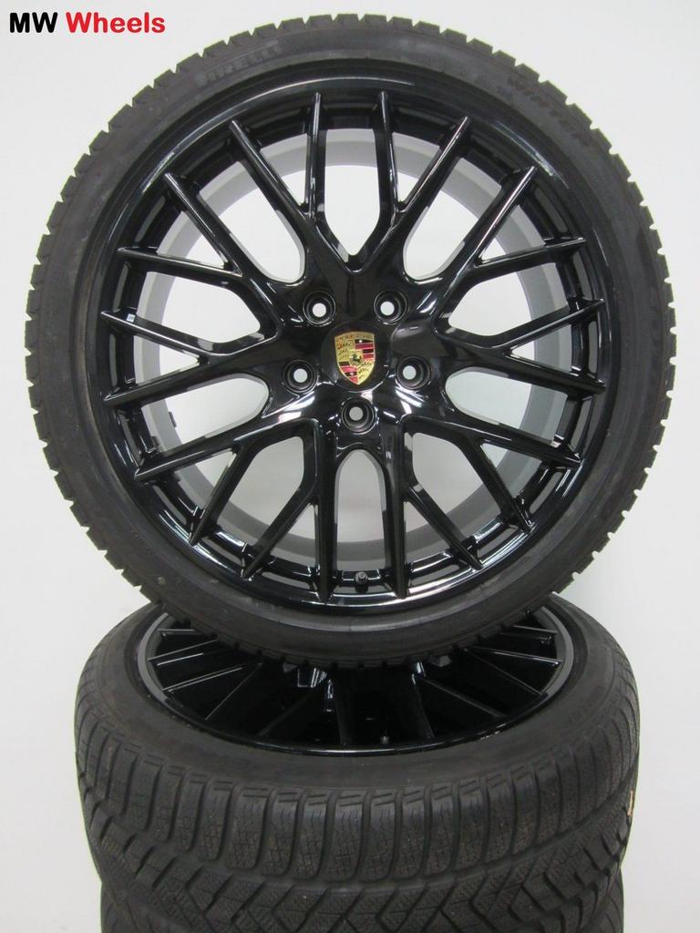 Originele Porsche Panamera 971 21 inch velgen winterbanden, Auto-onderdelen, Banden en Velgen, Gebruikt, -, -, Banden en Velgen