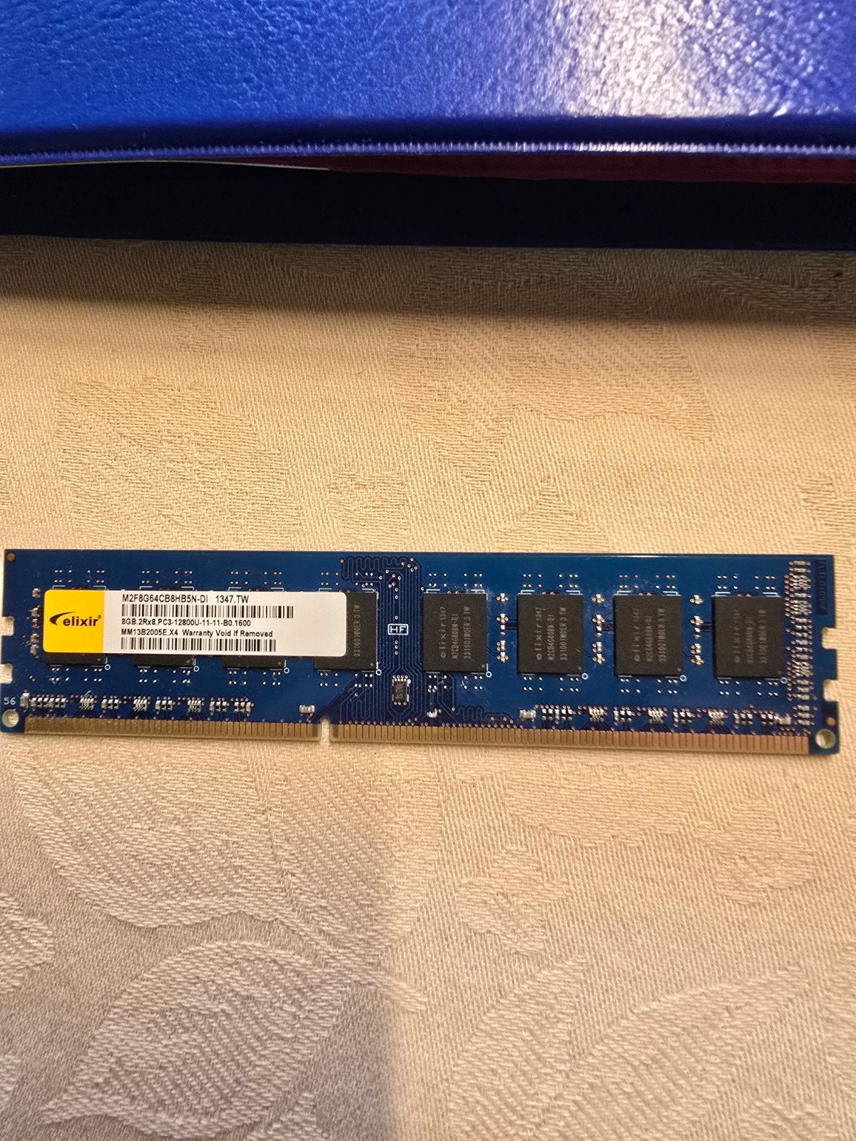 8gb.2rx8.pc3-12800u-11-11-B0.1600, Computers en Software, RAM geheugen, Ophalen of Verzenden