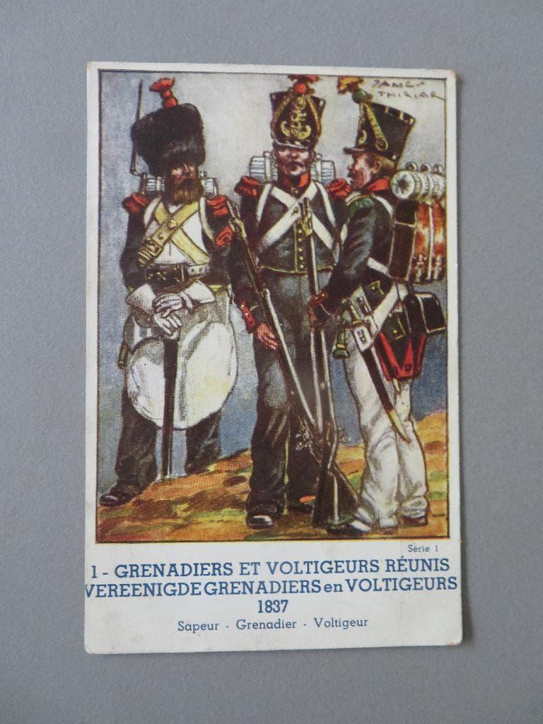 Vereenigde grenadiers en voltigeurs 1837 James Thiriar, Enlèvement ou Envoi, Autres, Photo ou Poster