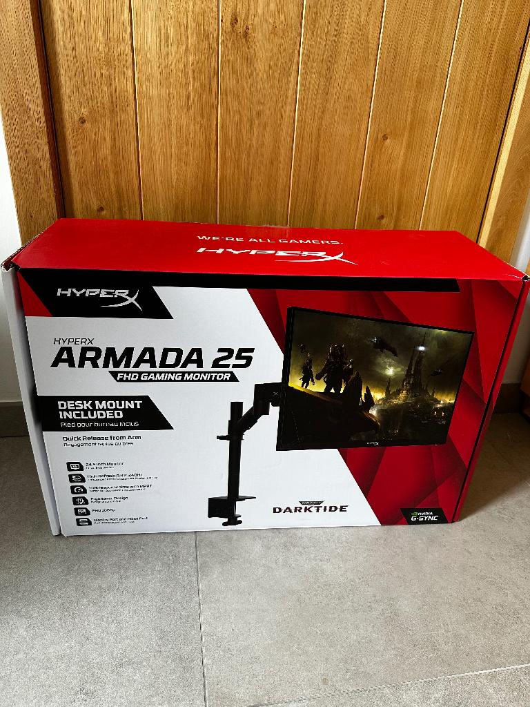 Gaming Monitor 240hz, with desk mount HyperX, Gaming, HyperX, IPS, Full HD