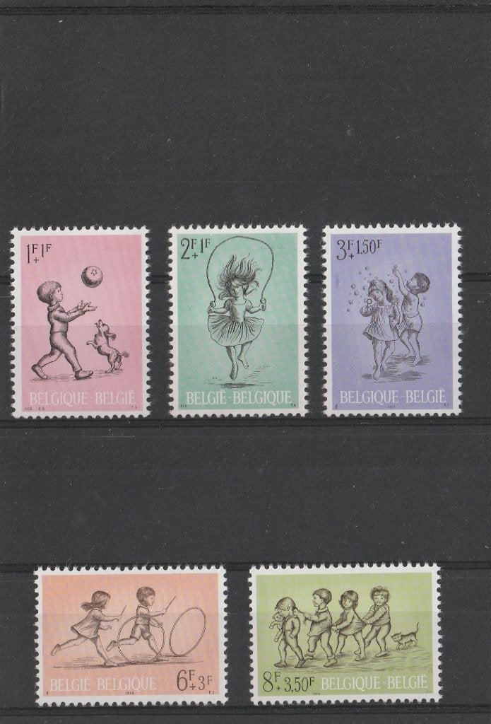 SERIE  BELGIE  POSTFRIS  - Kinderspelen, Postzegels en Munten, Verzenden, Postfris, Overige thema's