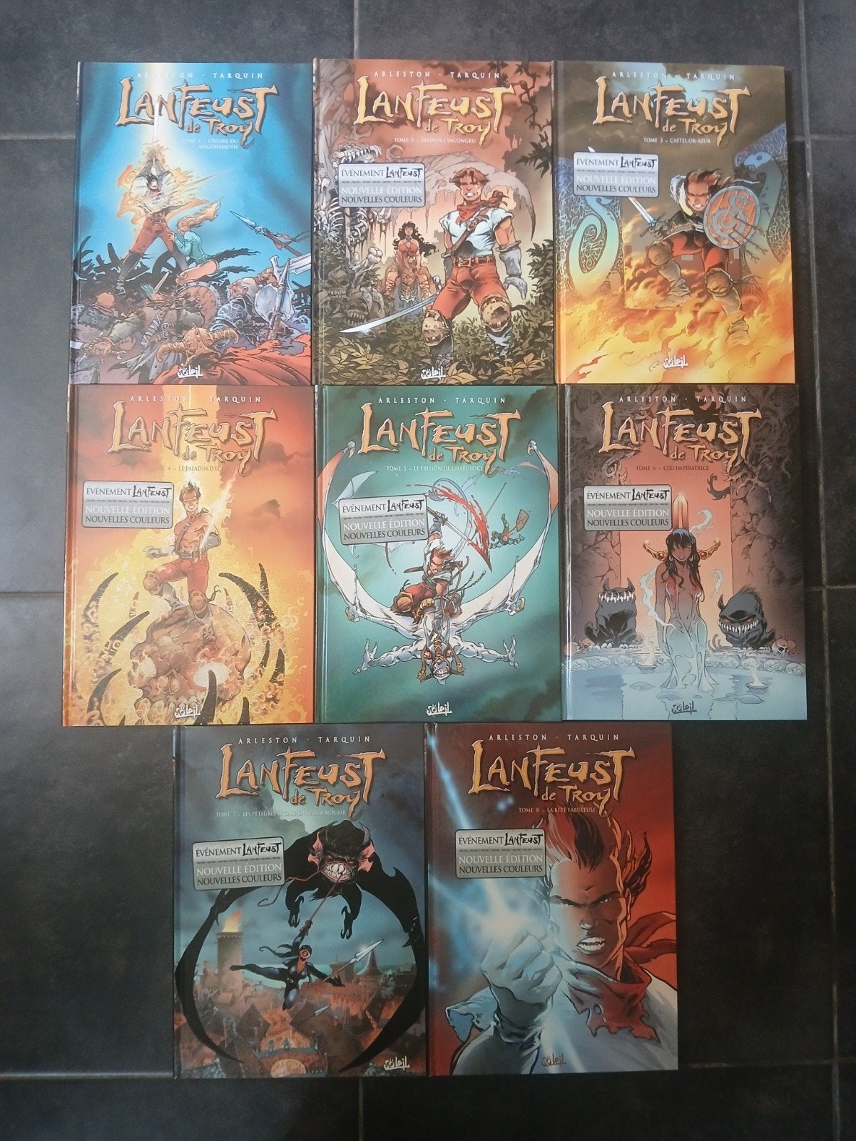 Lot de 8 bd lanfeust de troy 1 à 8, Livres, Enlèvement ou Envoi
