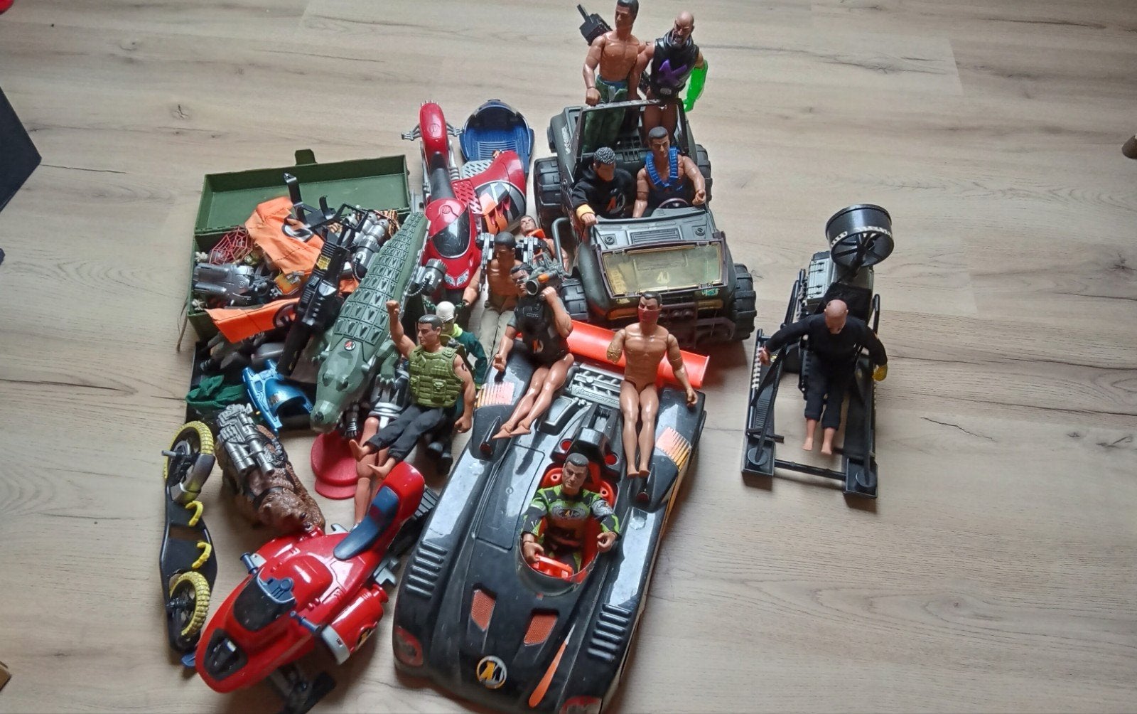 action man, Ophalen, Gebruikt