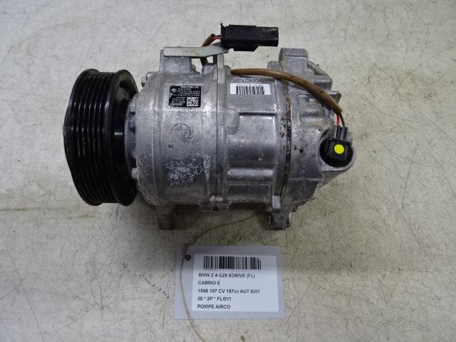 COMPRESSEUR CLIMATISATION BMW Z4 Roadster (G29) (948299602), Mevr. I. Hauben, Utilisé, BMW, Rue de l'Espoir 34 34
4030  GRIVEGNÉE, BE