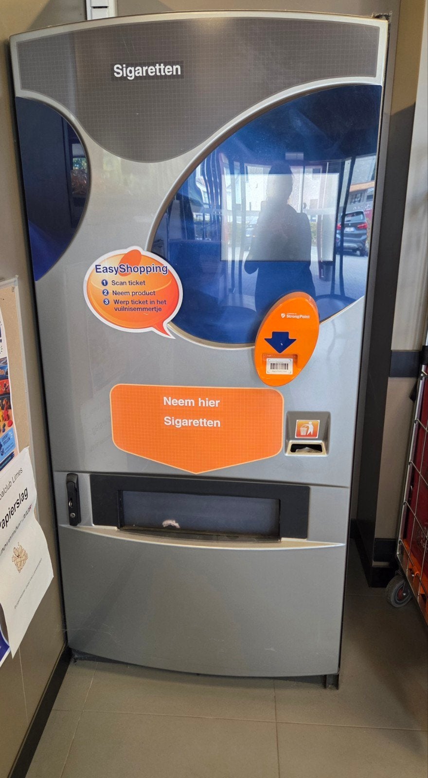 Sigaretten automaat, Zakelijke goederen, Ophalen