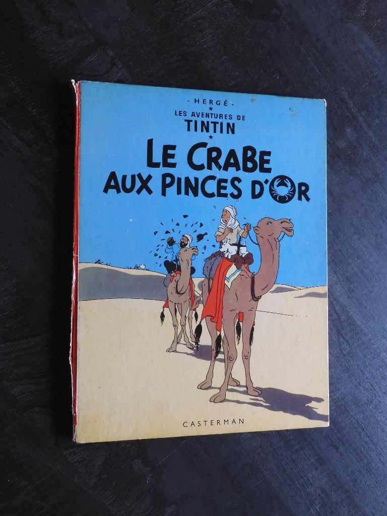 TINTIN vintage BD, Gelezen, Complete serie of reeks, Ophalen of Verzenden, Hergé