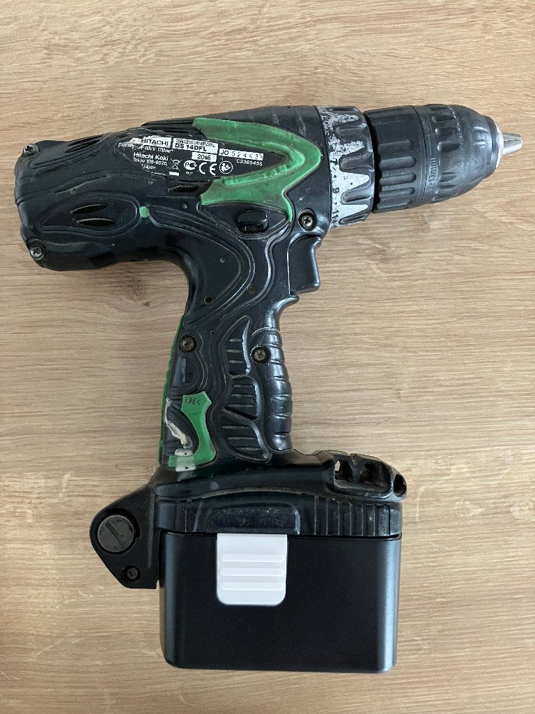 Visseuse hitachi - koki DS14DFL, Enlèvement ou Envoi, Utilisé, Perceuse, Vitesse variable