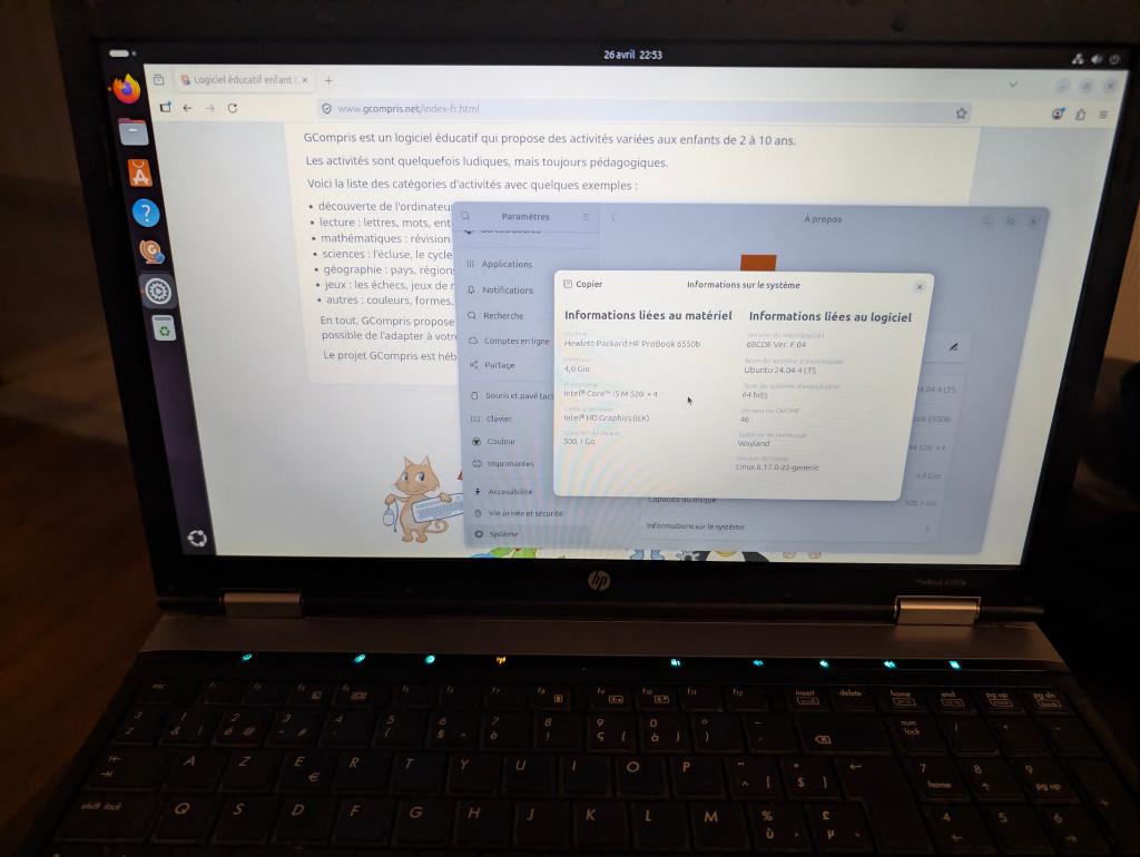 HP probook 6550b - Goed werkende staat, Computers en Software, Laptop-opladers, Ophalen of Verzenden, Gebruikt, HP