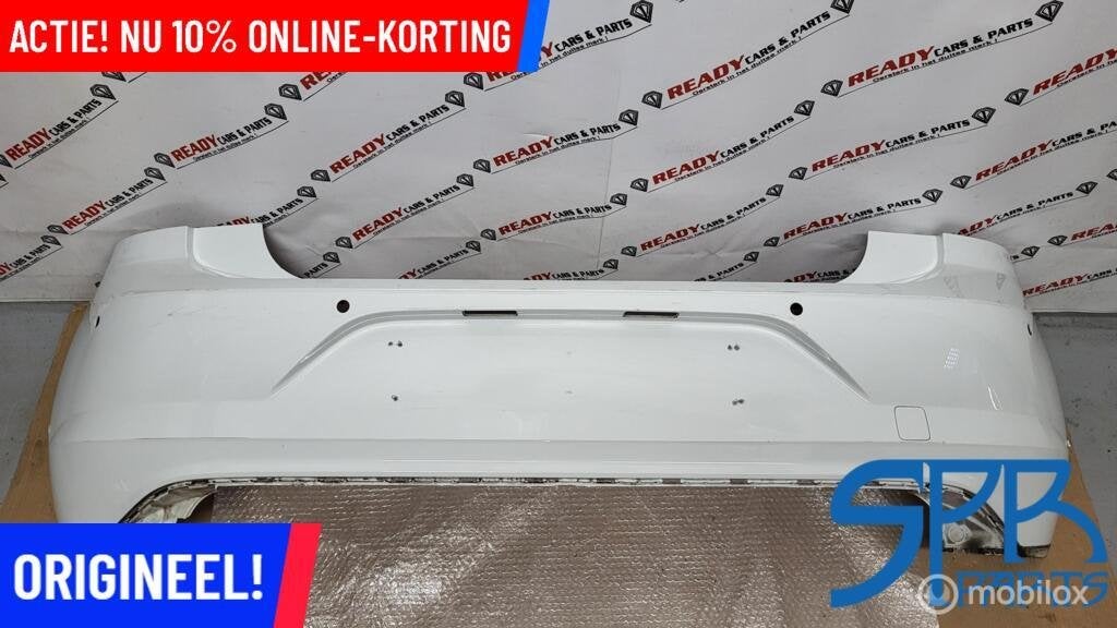 Achterbumper VW Polo 2G AW1 GTI DIFFUSER '17-'21 2G6807421E, Arrière, Volkswagen, Utilisé, Volkswagen