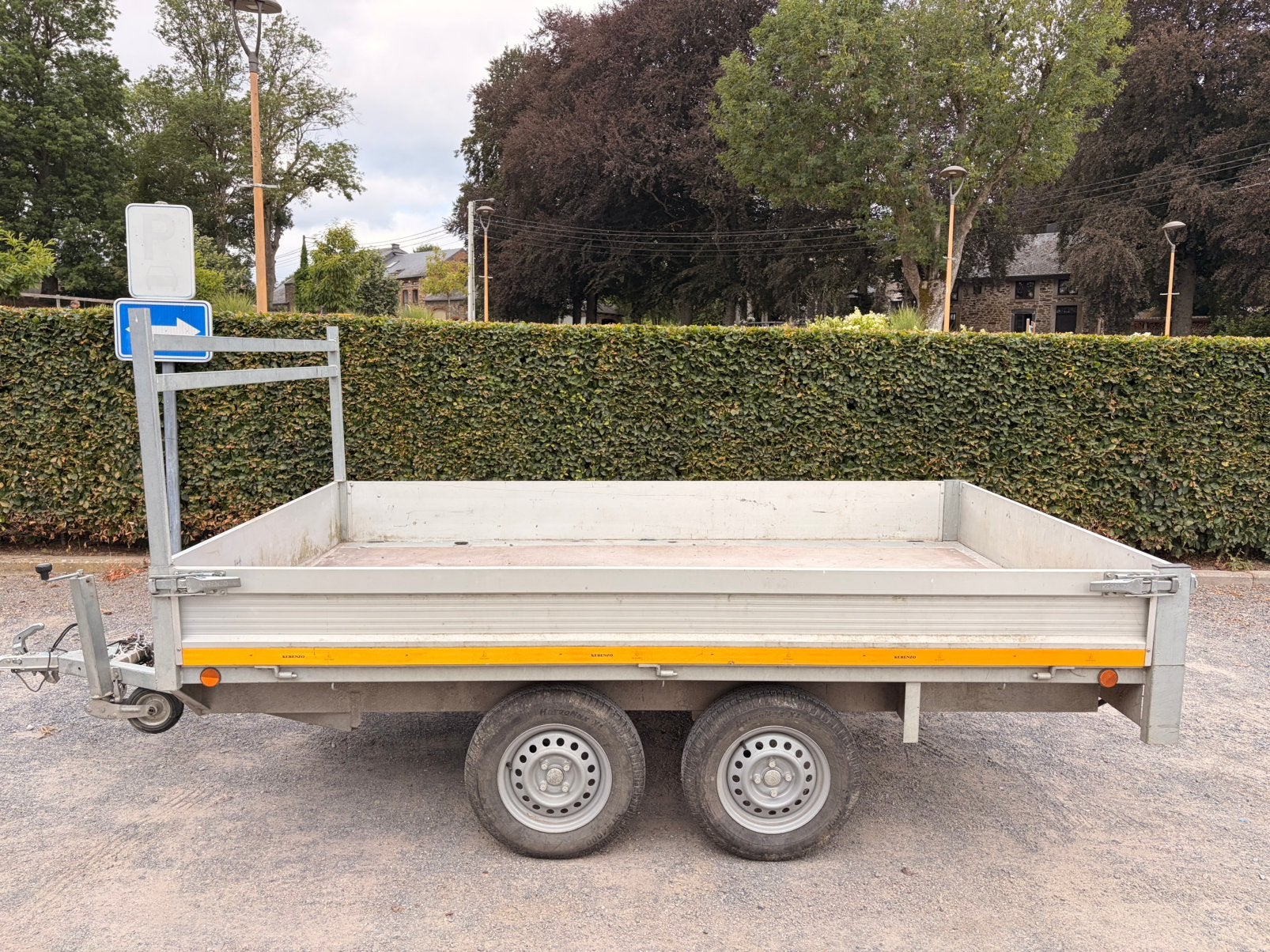 Remorque double essieux -750 kg KERENZO, Enlèvement, Comme neuf