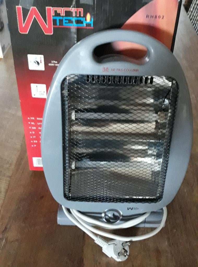 Radiateur électrique radiant (halogène) 400/800W, Doe-het-zelf en Bouw, Verwarming en Radiatoren, Zo goed als nieuw, Radiator