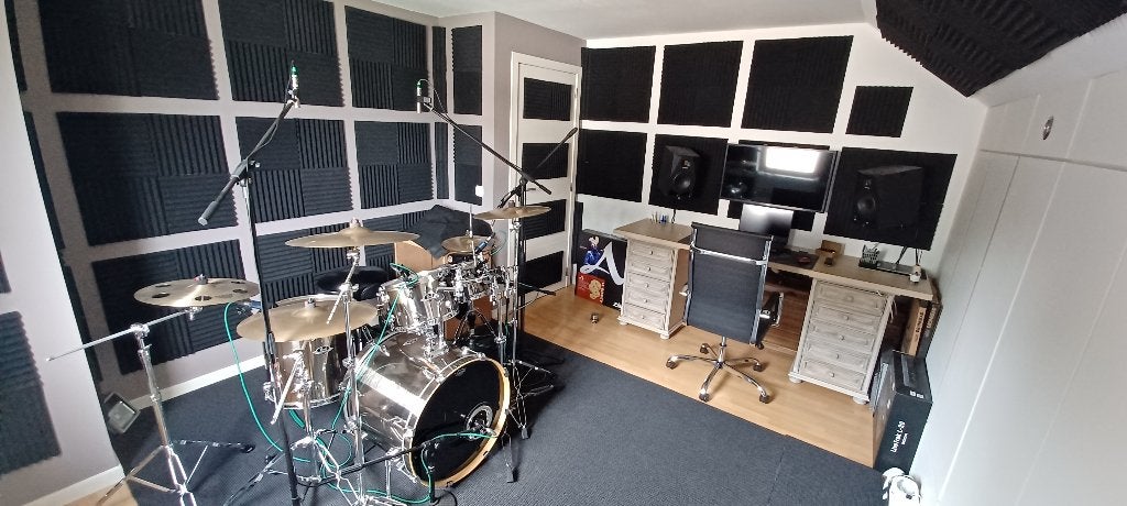 Vend batterie Pearl complète + cymbales Zjildian, Enlèvement, Comme neuf, Pearl
