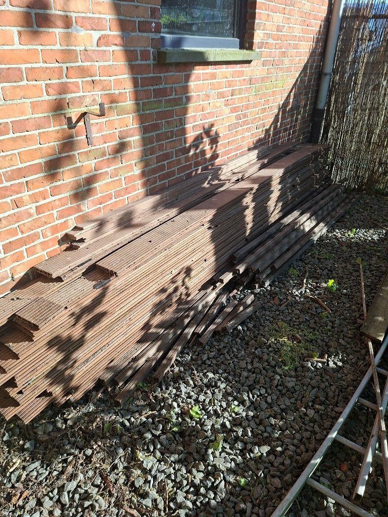 Duowood composiet terras planken, Ophalen, Gebruikt, Composiet