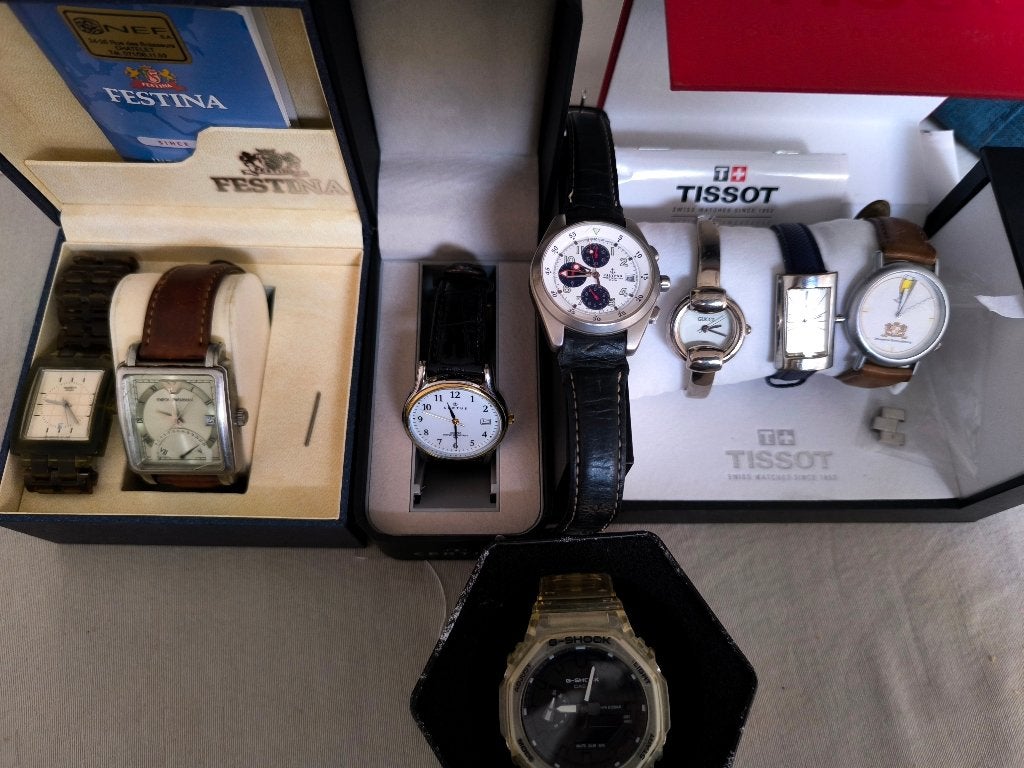 Lot montre, Bijoux, Sacs & Beauté, Montres | Hommes, Montre-bracelet, Autres marques, Enlèvement ou Envoi, Utilisé