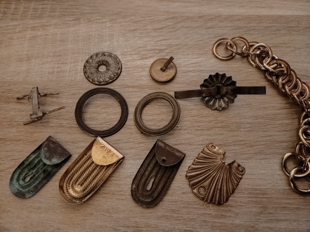Pièces : bac à charbon, cuirassier,, Envoi, Armée de terre, Autres types