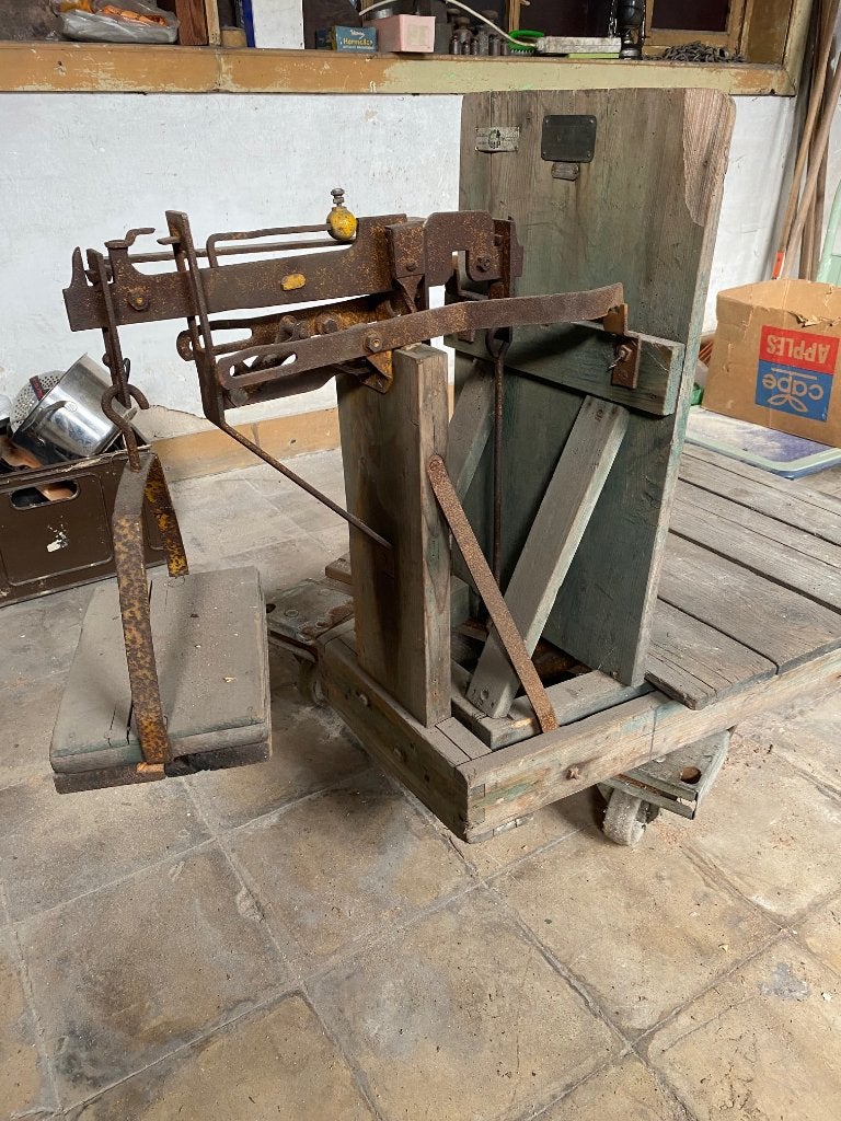 Oude bascule, Antiek en Kunst, Ophalen