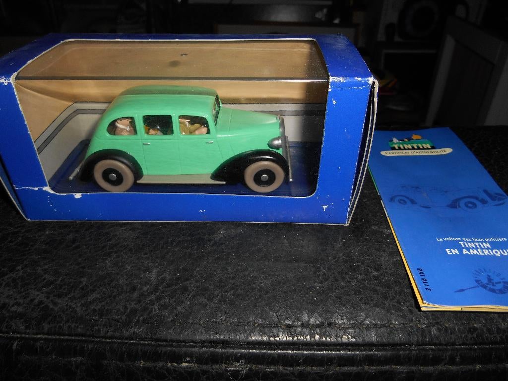 Voiture Tintin 58 avec certificat, Enlèvement ou Envoi, Tintin