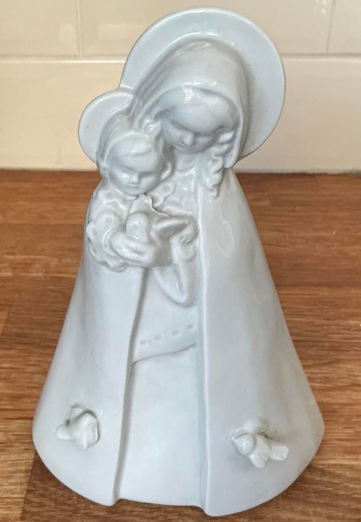 Gave Madonna Jeanne Hebbelynck – Met JH-monogram & Teco-merk, Antiek en Kunst, Antiek | Religieuze voorwerpen, Ophalen of Verzenden